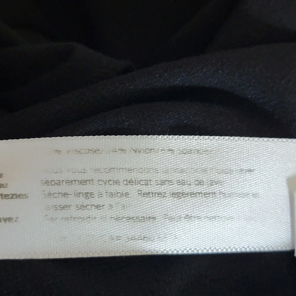 Eileen Fisher Solid Black Elastic Waist Pull On Pant 3X Ponte Minimalist‎ Casual